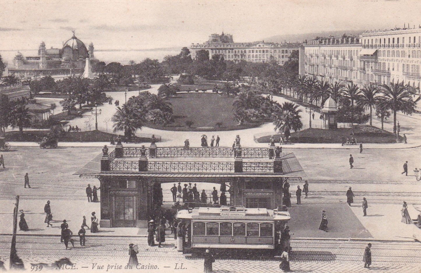 CPA NICE - VUE PRISE DU CASINO