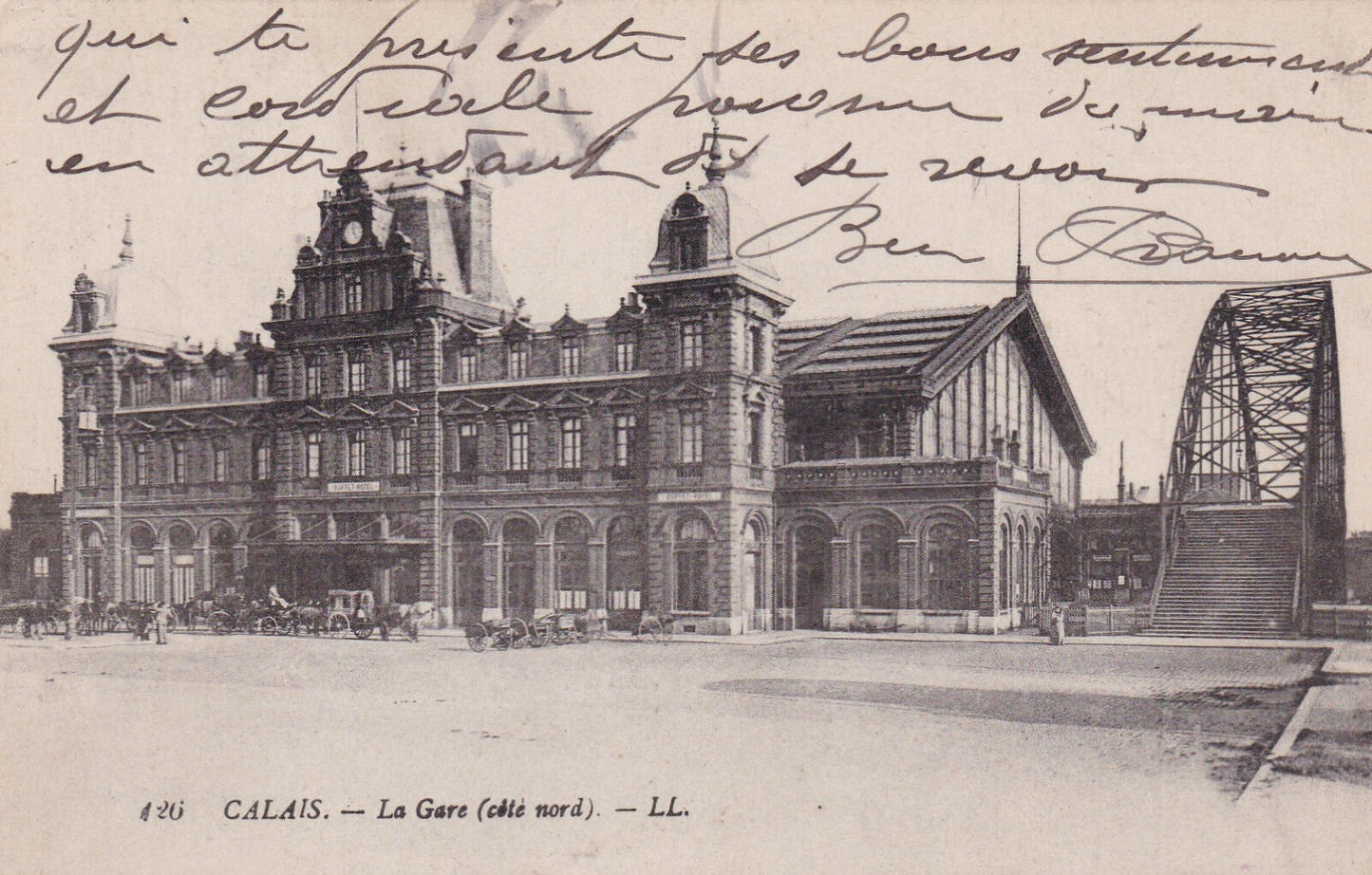 CPA CALAIS - LA GARE (COTE NORD)