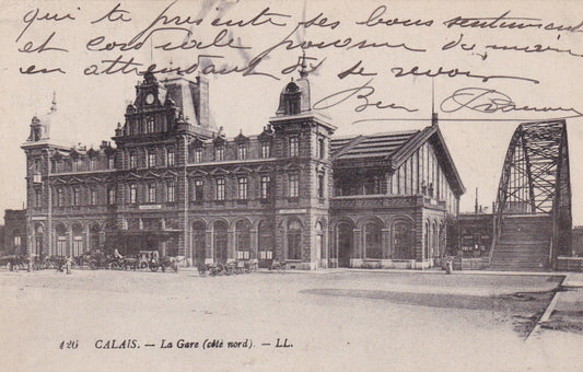 CPA CALAIS - LA GARE (COTE NORD)