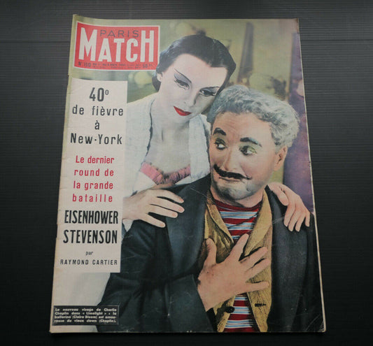 PARIS MATCH N°190 / 1952 / CHARLIE CHAPLIN