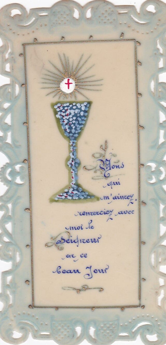 HOLY CARD IMAGE PIEUSE RELIGIEUSE RELIGIOUS CELLULOID HANDMADE LOT x 10