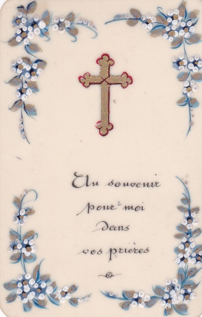 HOLY CARD IMAGE PIEUSE RELIGIEUSE RELIGIOUS CELLULOID HANDMADE LOT x 10