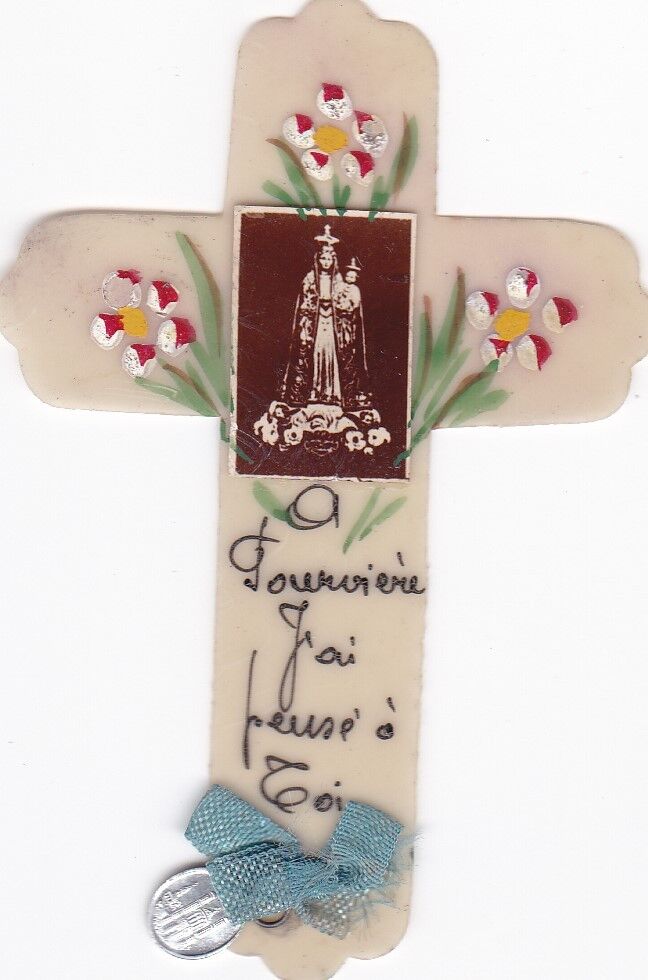 HOLY CARD IMAGE PIEUSE RELIGIEUSE SOUVENIR NOTRE DAME DE FOURVIERE LOT x 10