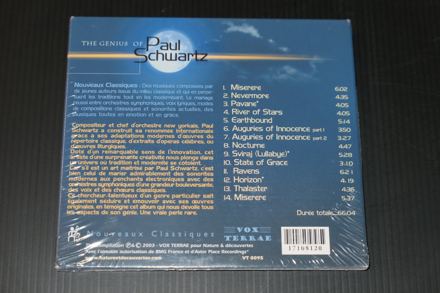 CD THE GENIUS OF PAUL SCHWARTZ - 2003
