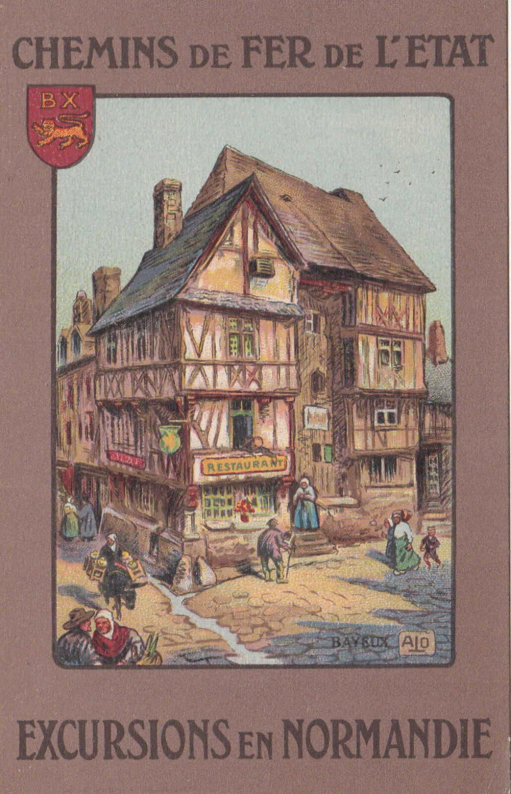 CPA CHEMINS DE FER DE L'ETAT - EXCURSIONS EN NORMANDIE