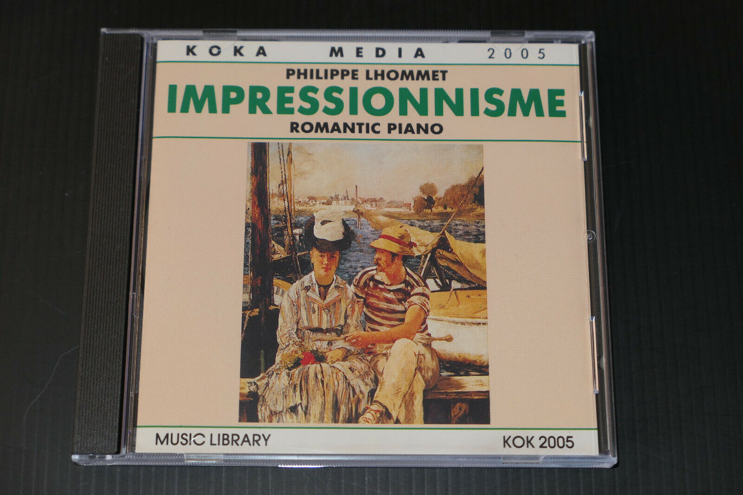 CD PHILIPPE LHOMMET / IMPRESSIONNISME / ROMANTIC PIANO / KOKA MEDIA 2005 / 1988
