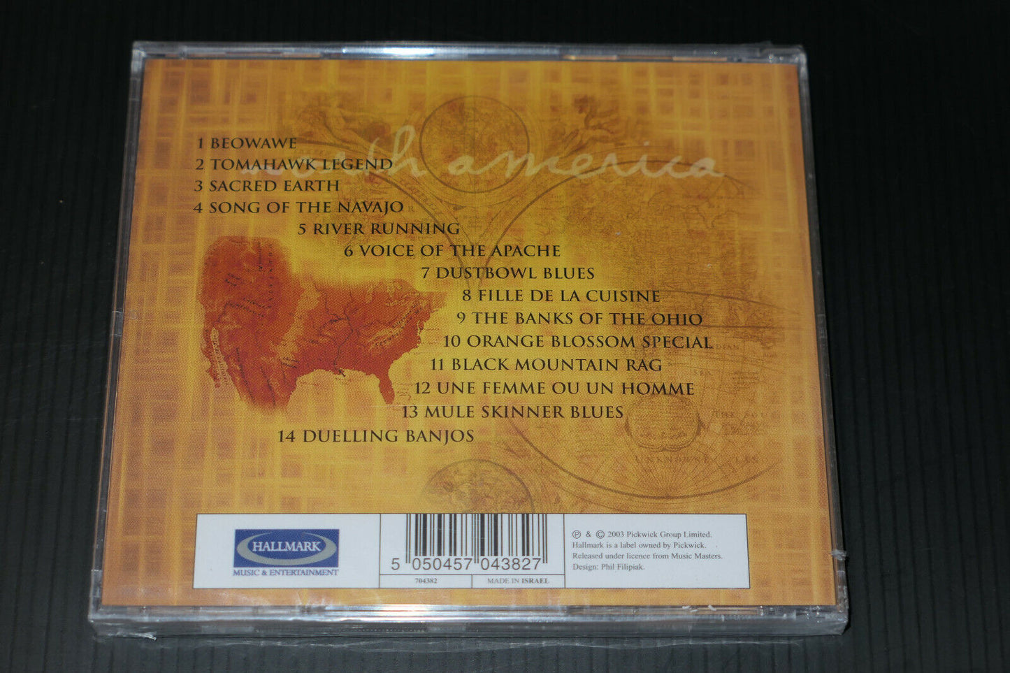 CD THE MUSIC OF NORTH AMERICA / HALLMARK 2003