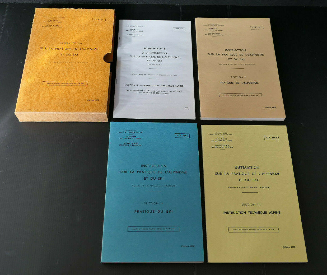 INSTRUCTION SUR LA PRATIQUE DE L'ALPINISME ET DU SKI ARMEE DE TERRE 1970