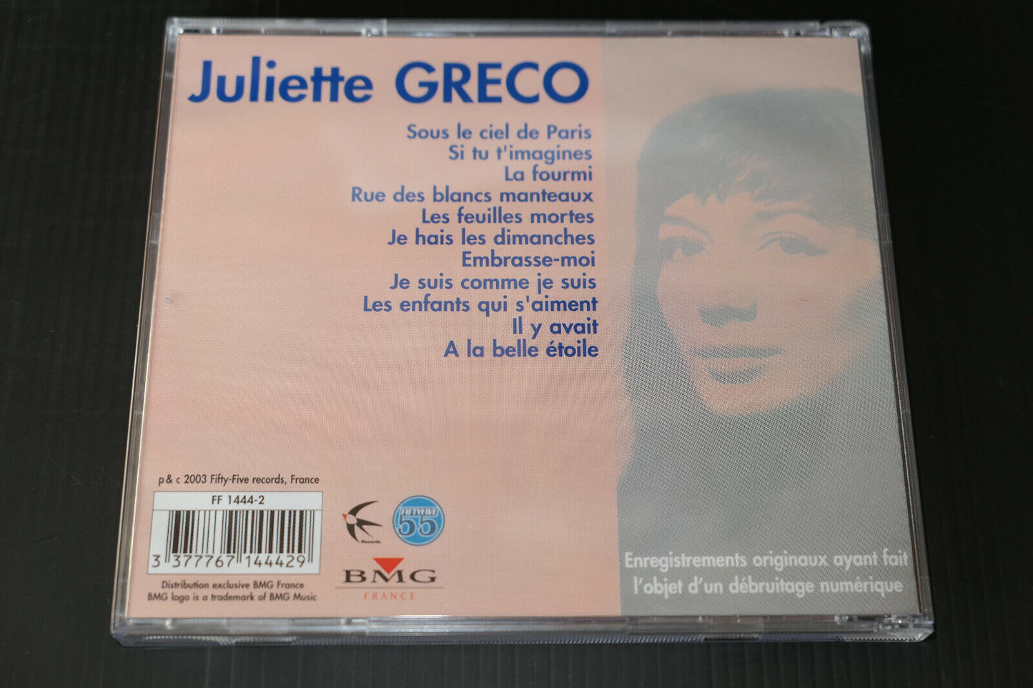 CD JULIETTE GRECO / 11 TITRES / 2003