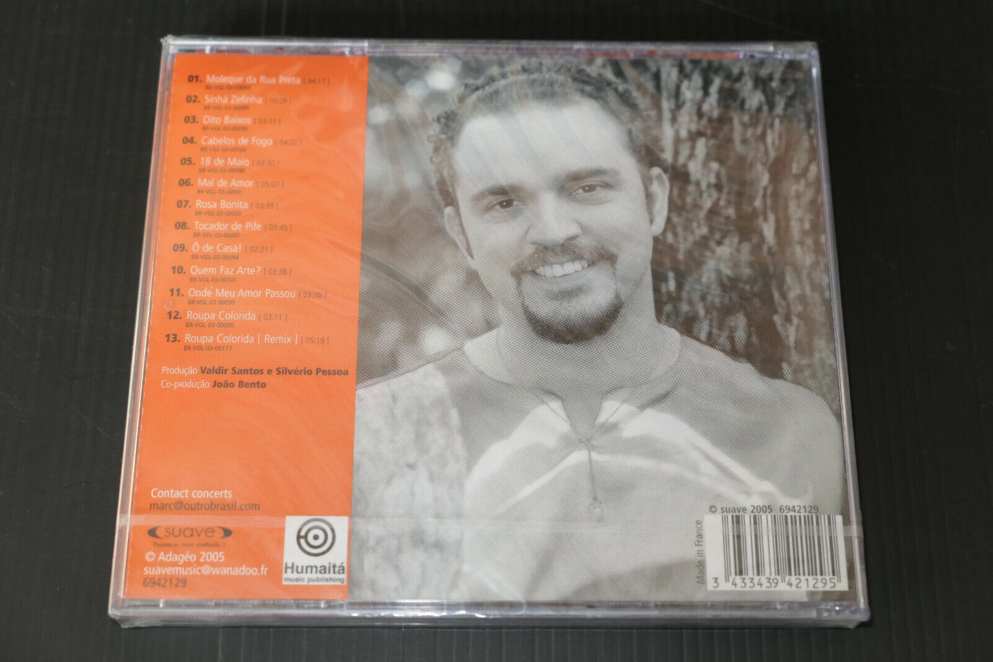 CD VALDIR SANTOS / MOLEQUE DA RUA PRETA  / 2005