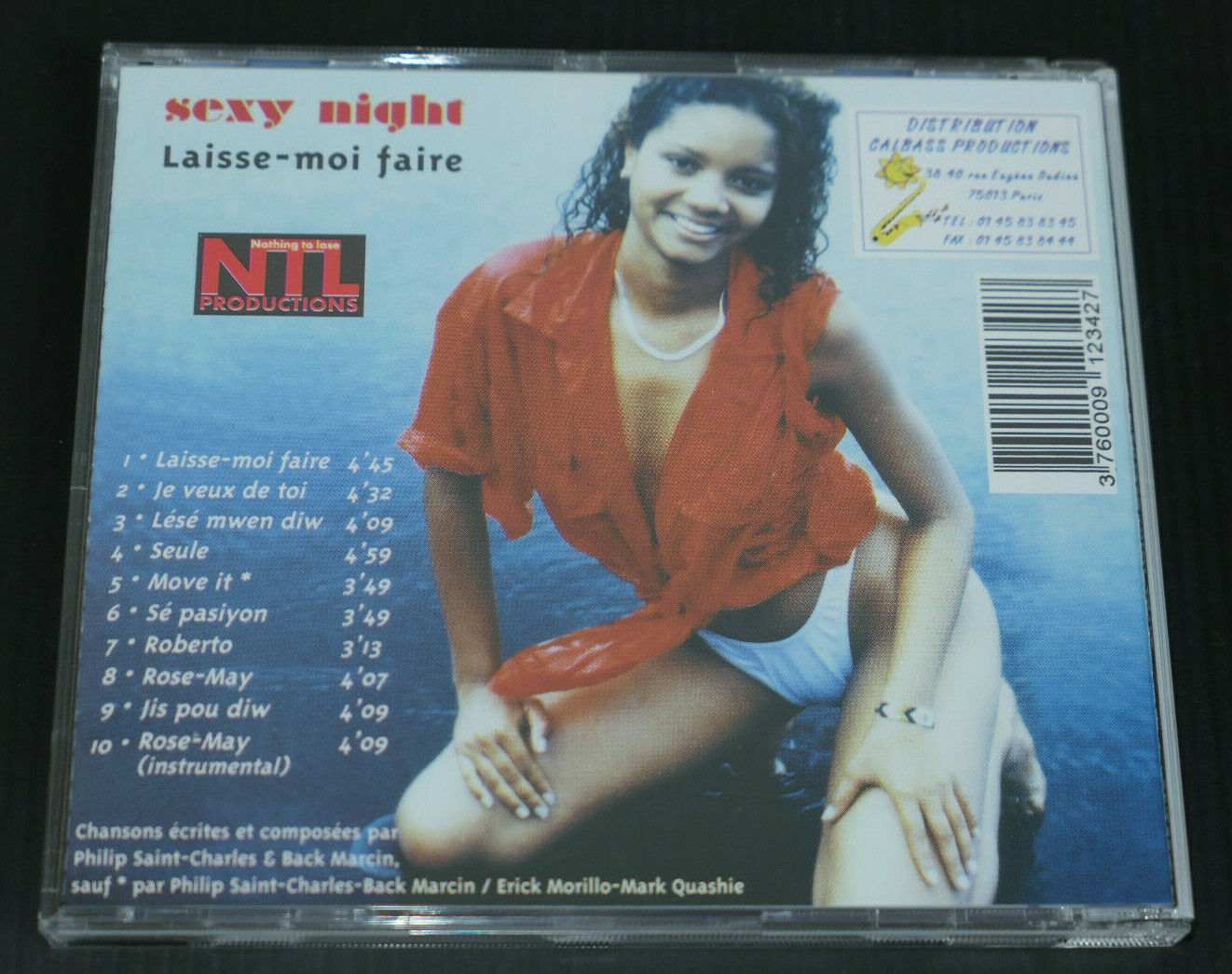 CD PHILIP SAINT-CHARLES & BACK MARCIN / SEXY NIGHT / LAISSE-MOI FAIRE / CALBASS