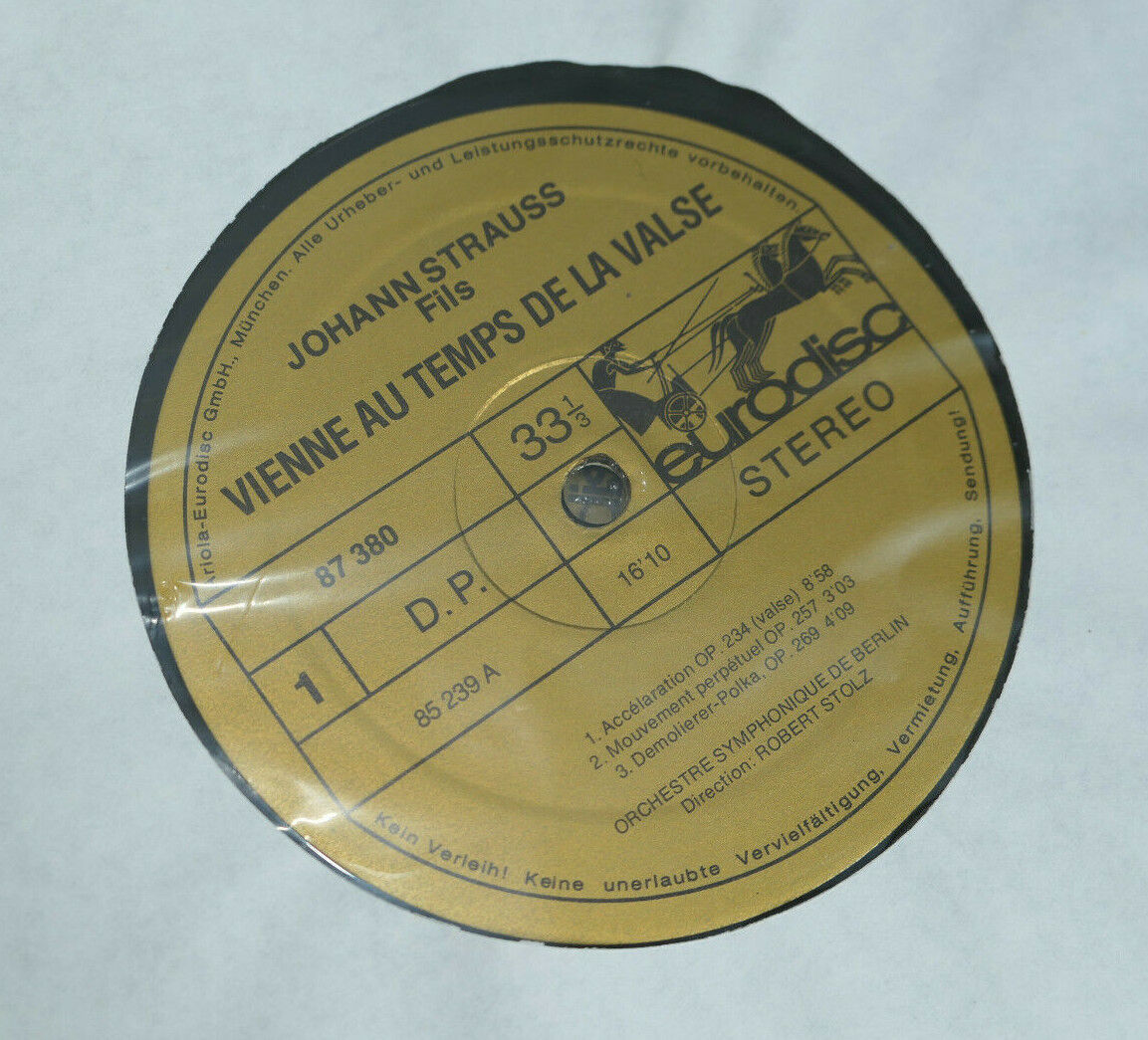 BOX 5LP 33T ROBERT STOLZ / VIENNE AU TEMPS DE LA VALSE / EURODISC 87364 / 1973