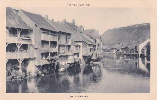 CPA AGENDA PLM 1931 JURA / ORNANS