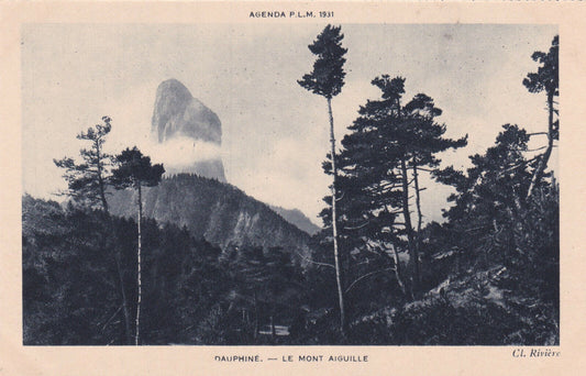 CPA AGENDA PLM 1931 DAUPHINE / LE MONT AIGUILLE