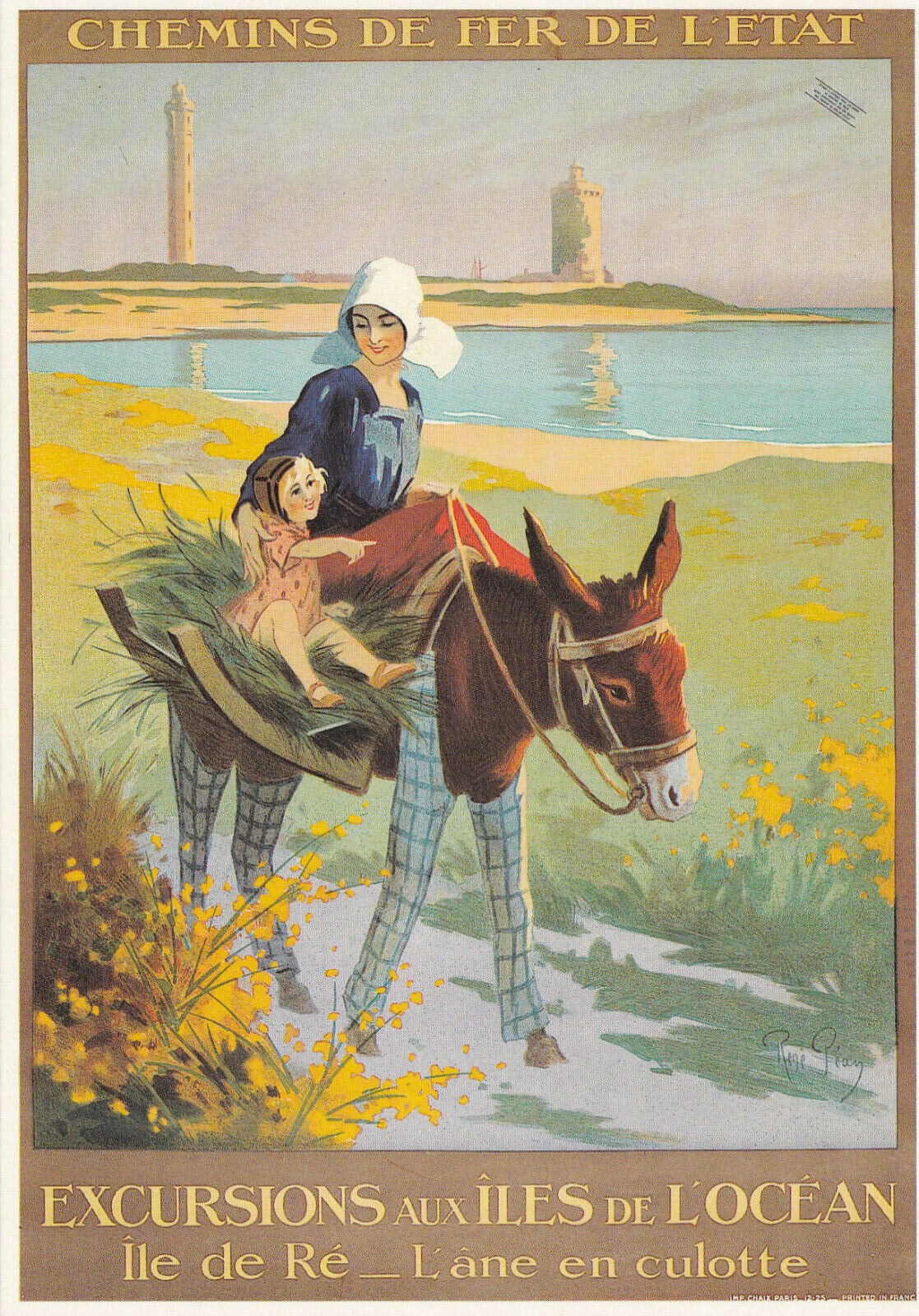 CARTE POSTALE MODERNE CPM EDITIONS CLOUET 2000 / ILE DE RE / PEAN