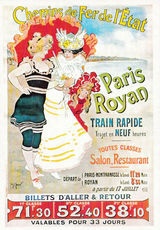 MODERN POSTCARD CPM EDITIONS CLOUET 1996 / PARIS ROYAN / GEORGES MEUNIER 