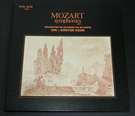 BOX 3LP VOX / MOZART SYMPHONIES VOL1 ORCHESTRE DE CHAMBRE DE MAYENCE GUNTER KEHR