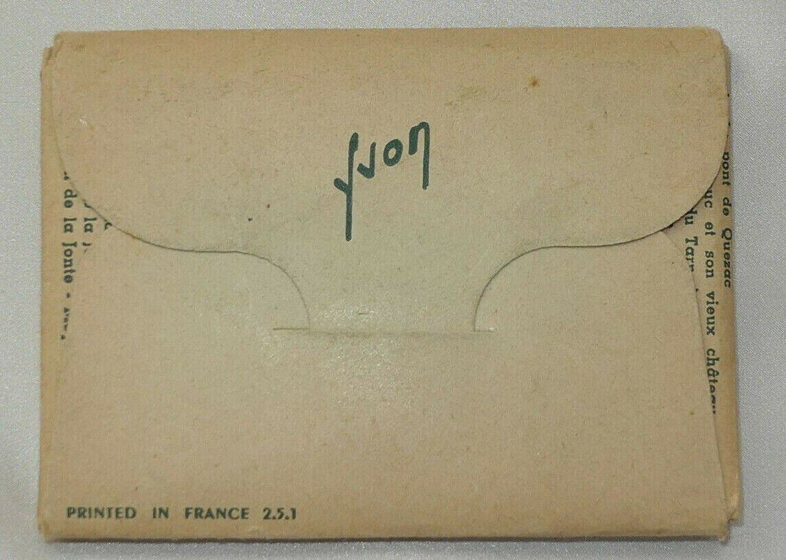 GORGES DU TARN / ANCIENNE POCHETTE DE 20 PHOTOS NOIR & BLANC ANNEES 1950 / YVON
