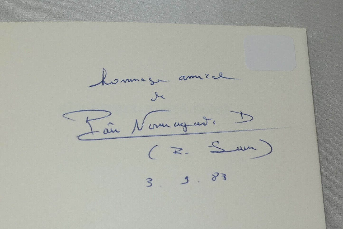 RAM NIRMAYANANDA DORJE / LA DIVINE FEERIE / 1980 / NUMEROTE + DEDICACE