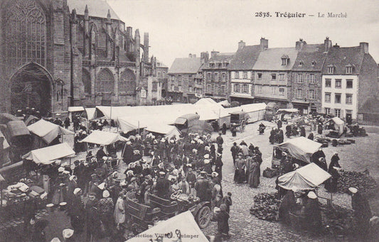 CARTE POSTALE ANCIENNE CPA 22 TREGUIER LE MARCHE / VILLARD 2838
