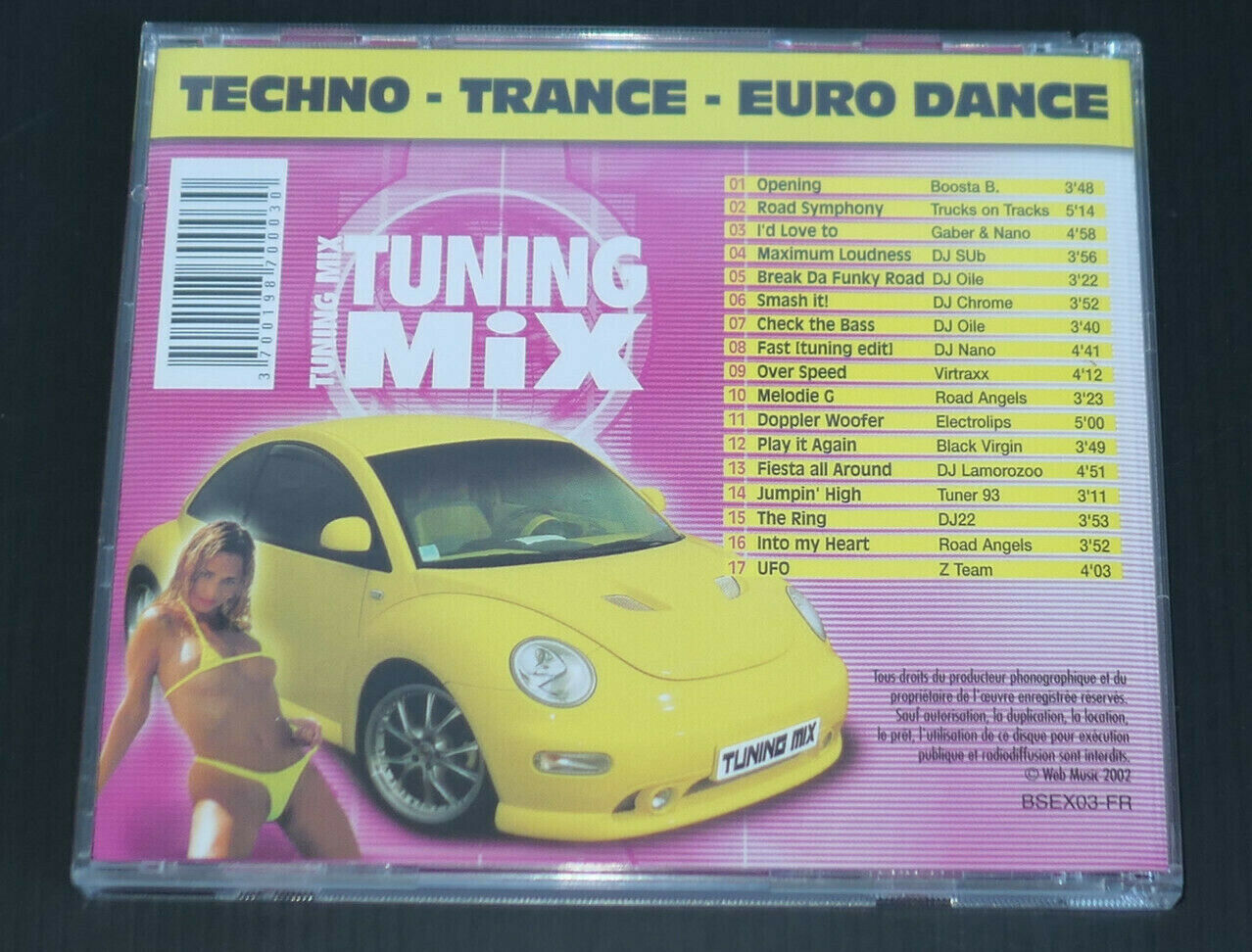 CD COMPILATION TUNING VOL. 2 / 17 TITRES / 2002