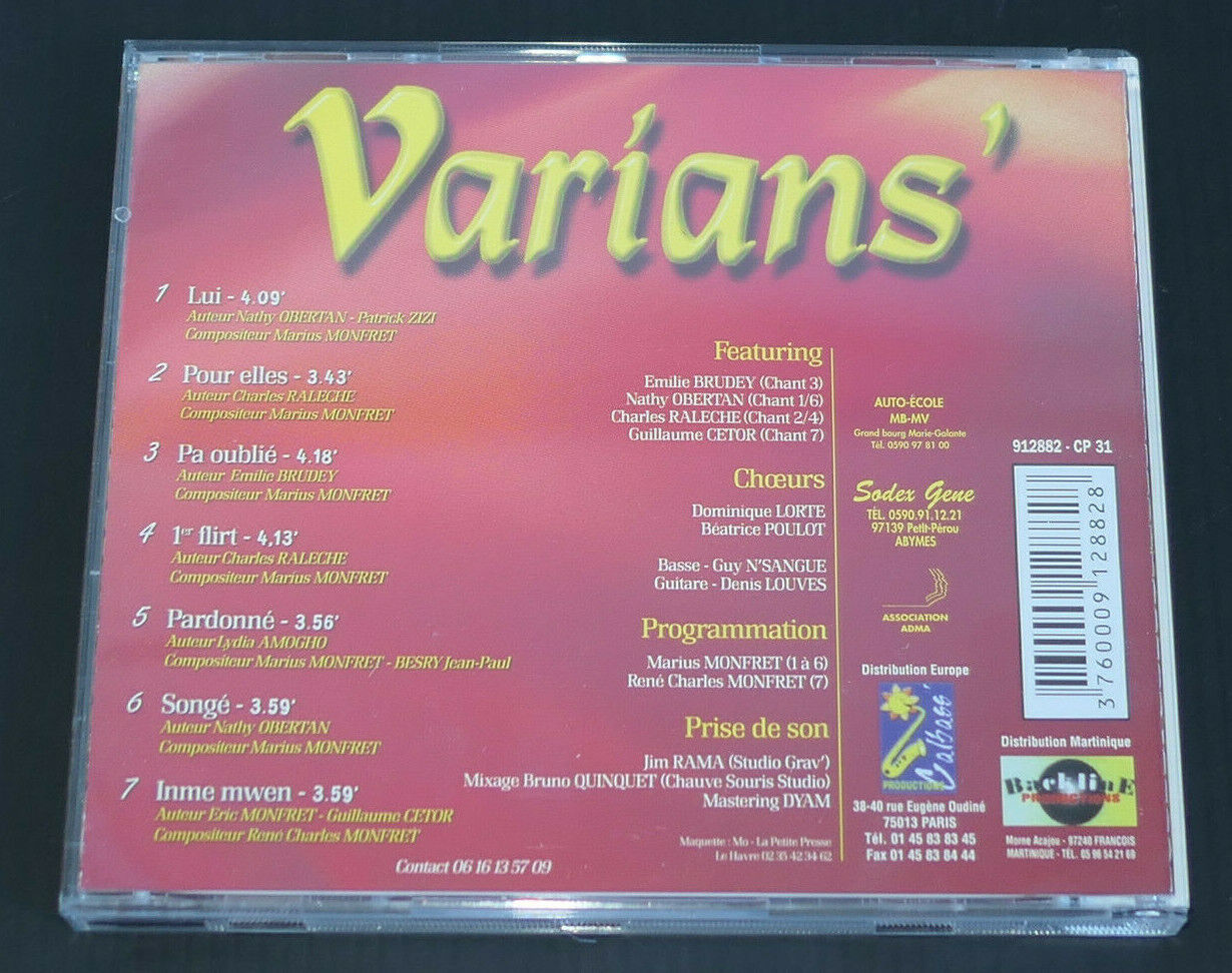 CD VARIANS / IMPREVU / CALBASS CP 31