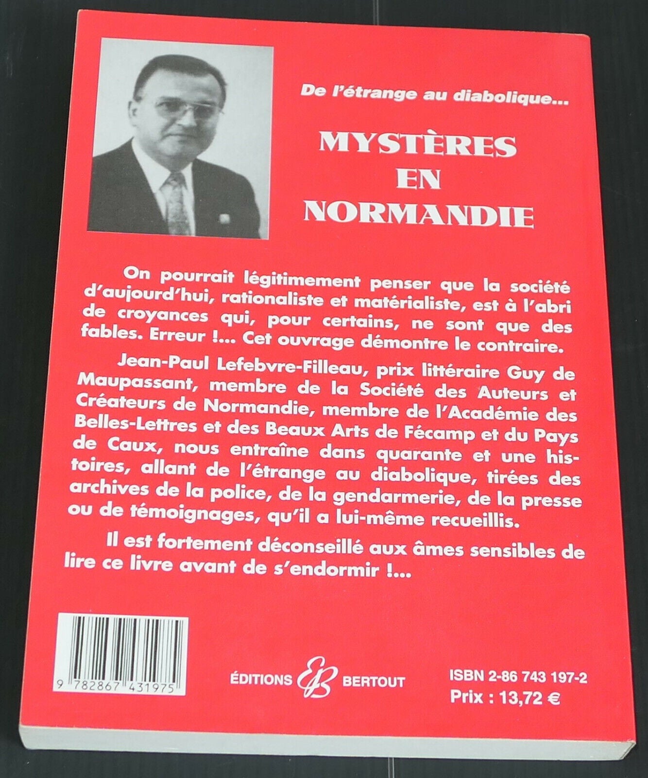 MYSTERES EN NORMANDIE / LEFEBVRE-FILLEAU