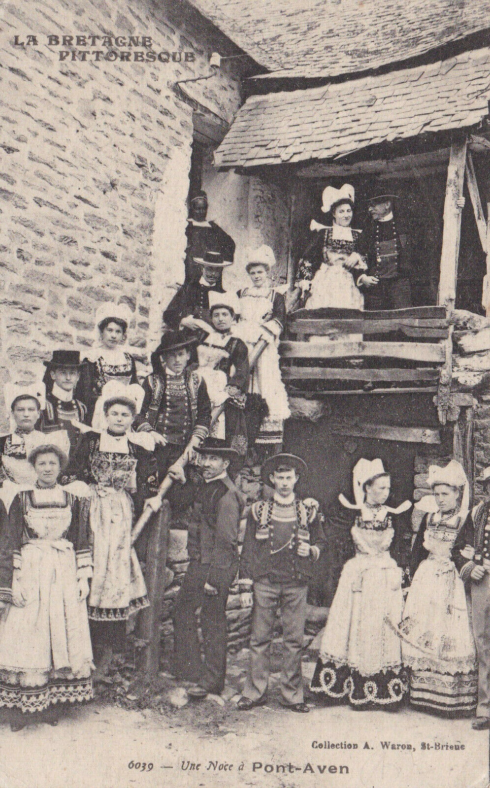 CARTE POSTALE ANCIENNE CPA 29 LA BRETAGNE PITTORESQUE UNE NOCE A PONT-AVEN