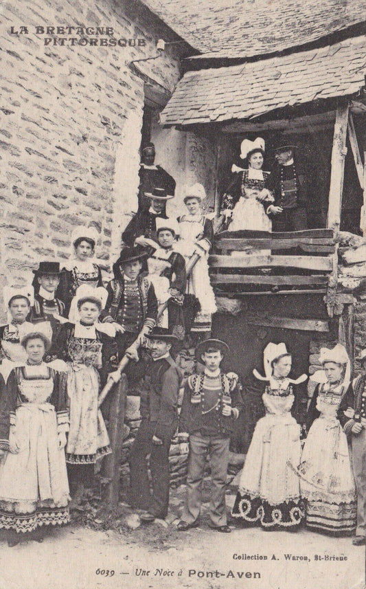 CARTE POSTALE ANCIENNE CPA 29 LA BRETAGNE PITTORESQUE UNE NOCE A PONT-AVEN
