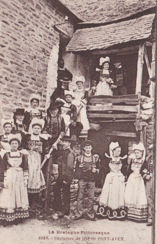 CPA CARTE POSTALE ANCIENNE 29 LA BRETAGNE PITTORESQUE UNE NOCE A PONT-AVEN