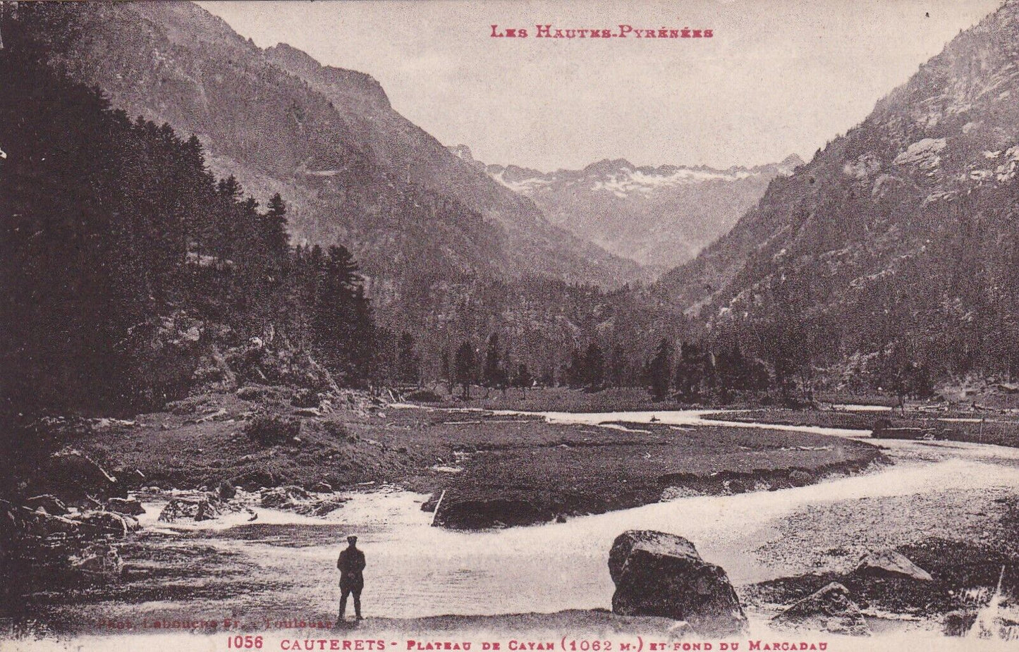 CARTE POSTALE ANCIENNE CPA CAUTERETS PLATEAU DE CAYAN ET FOND DU MARCADAU