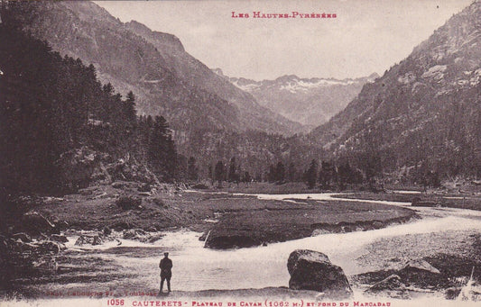 CARTE POSTALE ANCIENNE CPA CAUTERETS PLATEAU DE CAYAN ET FOND DU MARCADAU