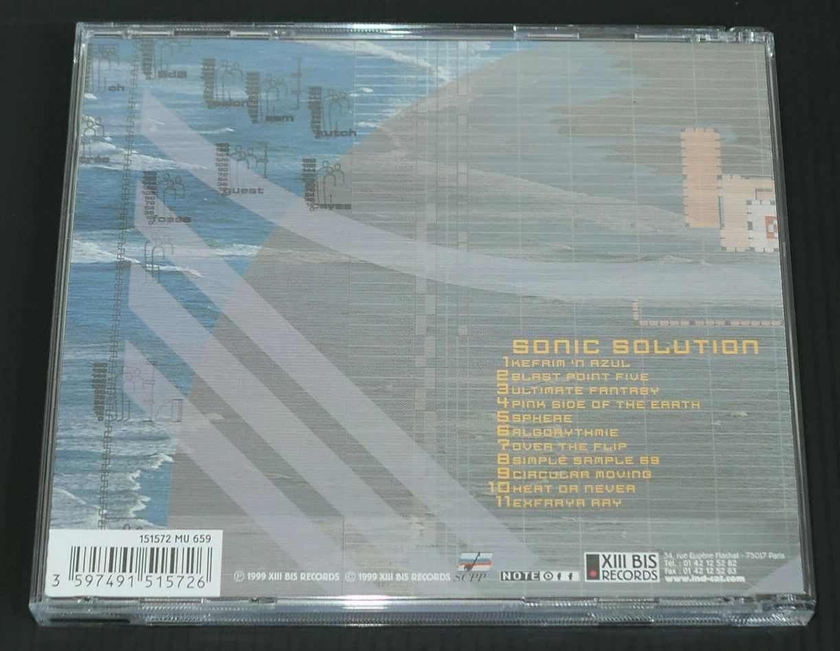CD SONIC SOLUTION / XIII BIS RECORDS 1999