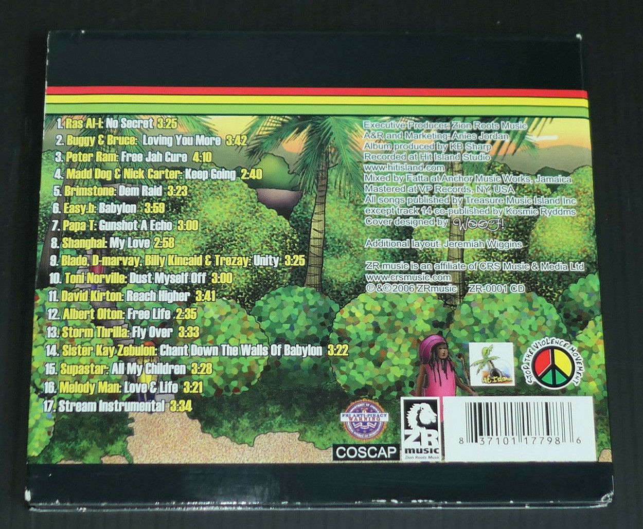 CD REGGAE BAJE VOL 1 / STREAM RIDDIM / ZION ROOTS MUSIC 2006