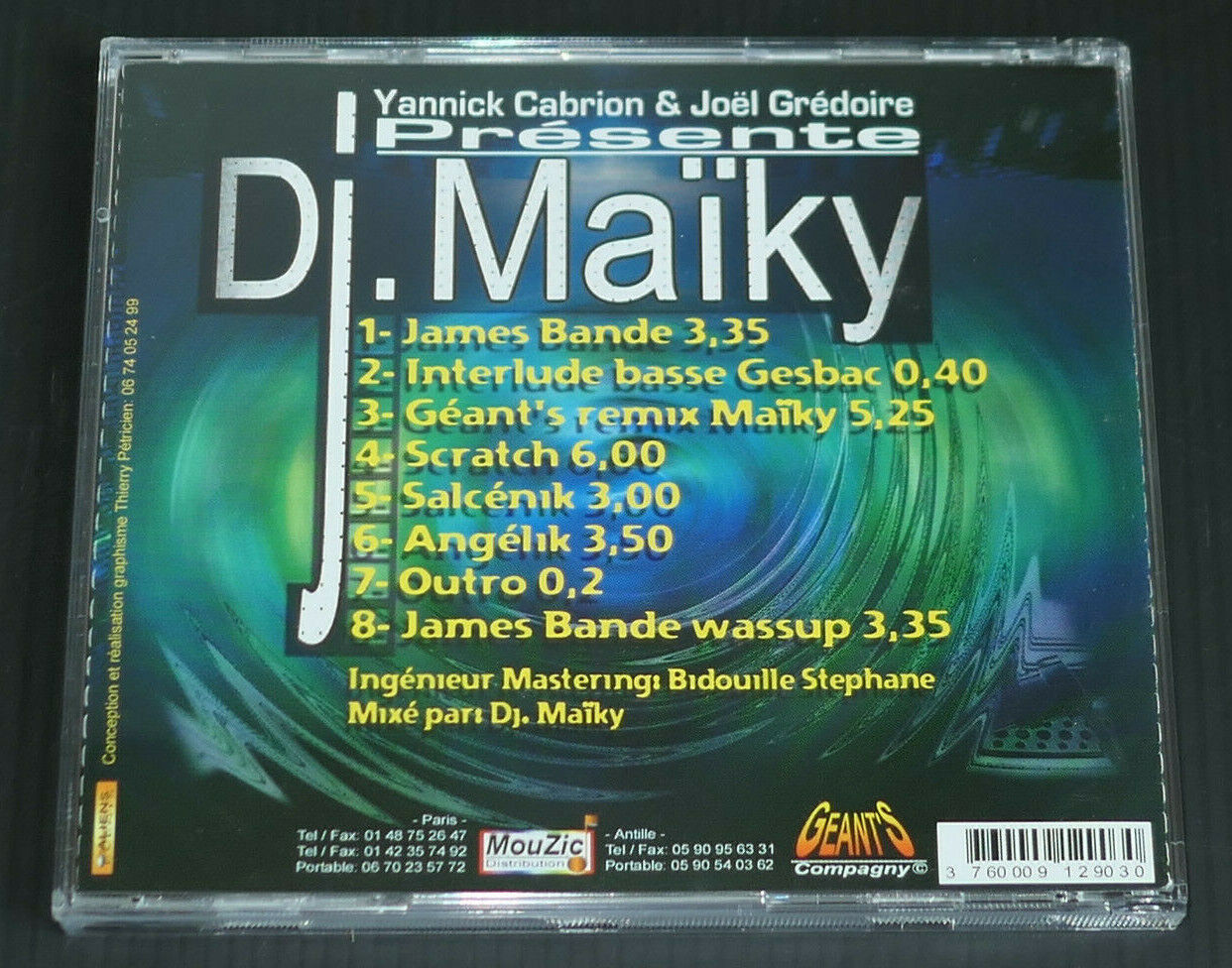 CD DJ MAIKY / YANNICK CABRION & JOEL GREDOIRE / GEANTS
