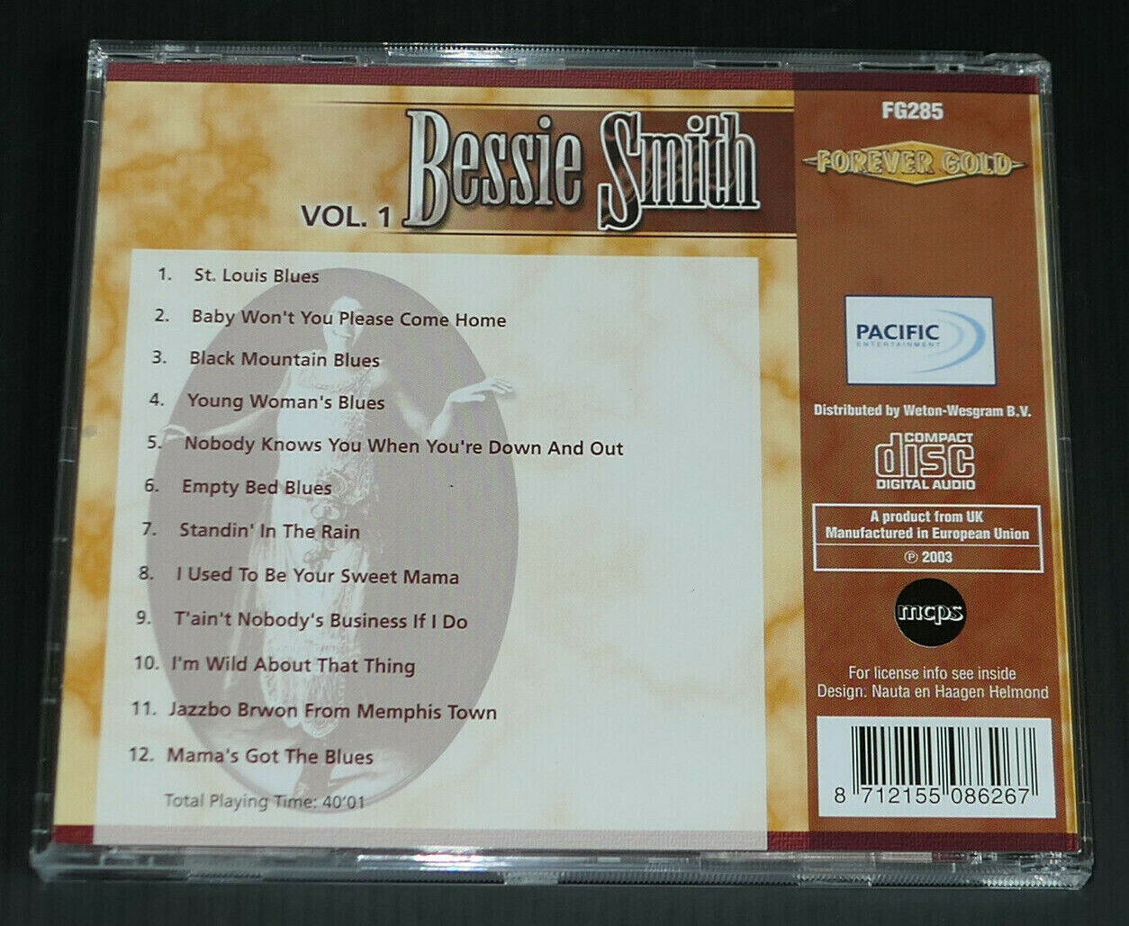 CD BESSIE SMITH VOL.1 / COMPILATION 12 TITRES / 2003
