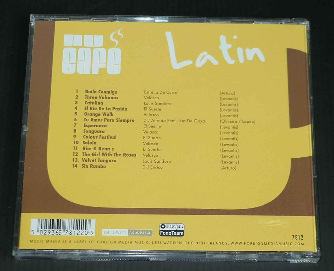 CD NU CAFE / LATIN