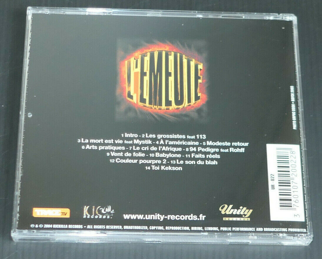 CD L'EMEUTE / 2004