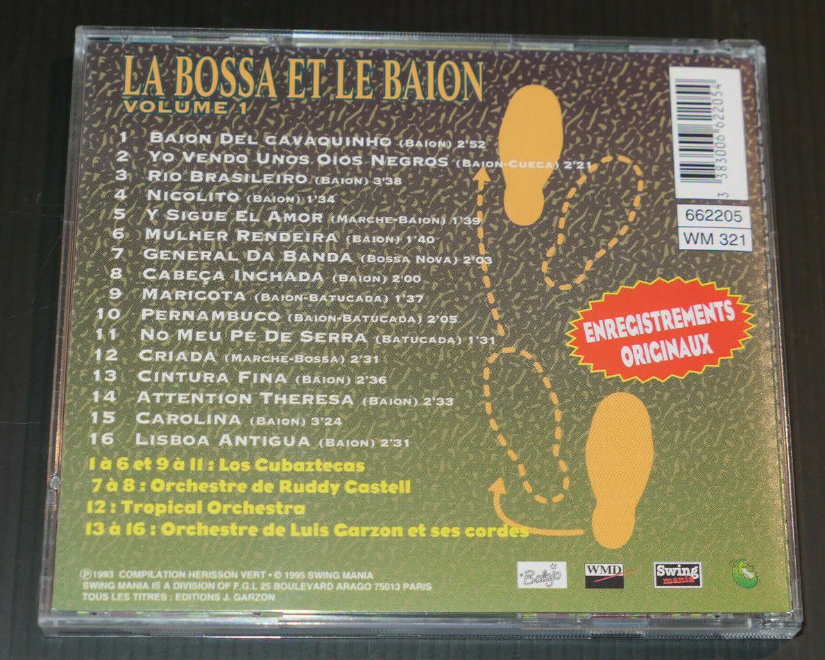 CD LA BOSSA ET LE BAION VOLUME 1 / 1995