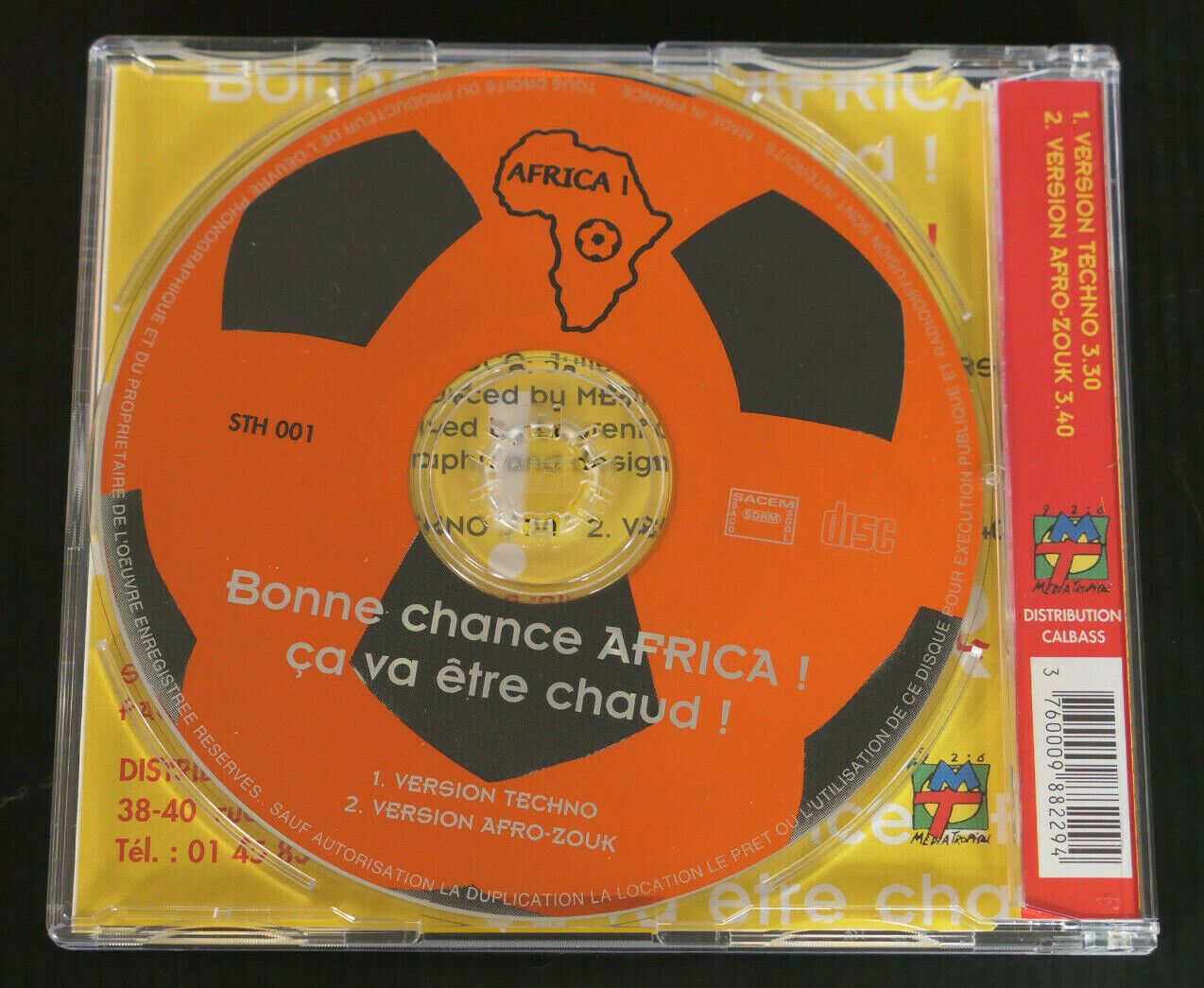 CD 2 TITRES / BONNE CHANCE AFRICA !