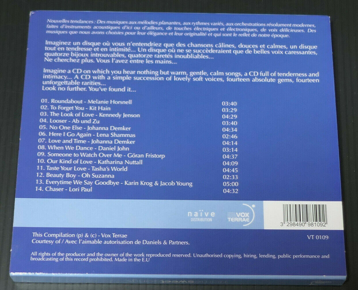 CD HOME SWEET SONGS / COMPILATION 14 TITRES VOX TERRAE VT0109