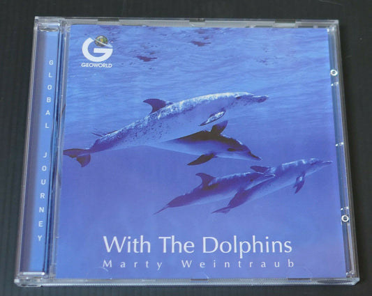 CD GEOWORLD GLOBAL JOURNEY / WITH THE DOLPHINS / MARTY WEINTRAUB / 1996