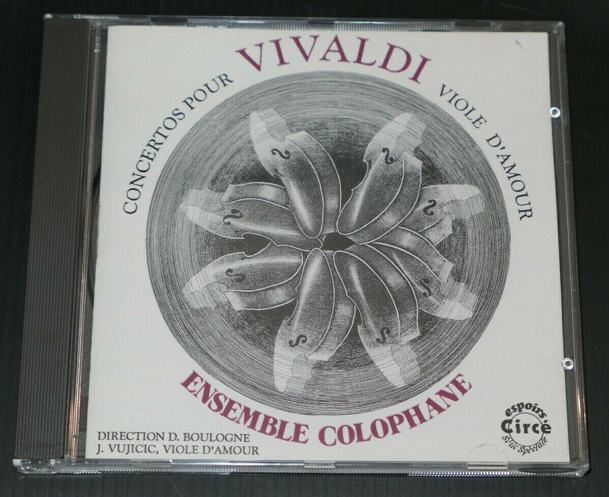 CD ENSEMBLE COLOPHANE / VIVALDI CONCERTOS POUR VIOLE D'AMOUR / CIRCE 1989