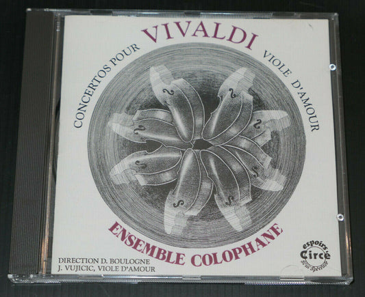 CD ENSEMBLE COLOPHANE / VIVALDI CONCERTOS POUR VIOLE D'AMOUR / CIRCE 1989