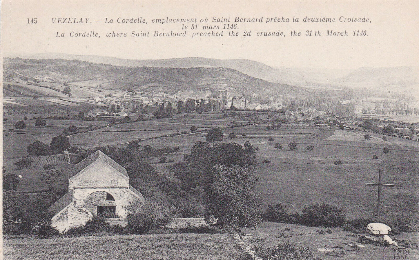 CARTE POSTALE ANCIENNE CPA 89 VEZELAY LA CORDELLE
