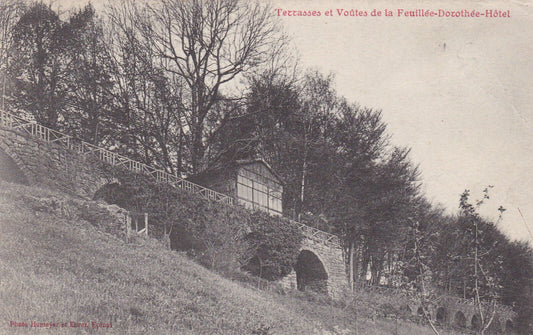 CARTE POSTALE ANCIENNE CPA TERRASSES ET VOUTES DE LA FEUILLEE-DOROTHEE-HOTEL