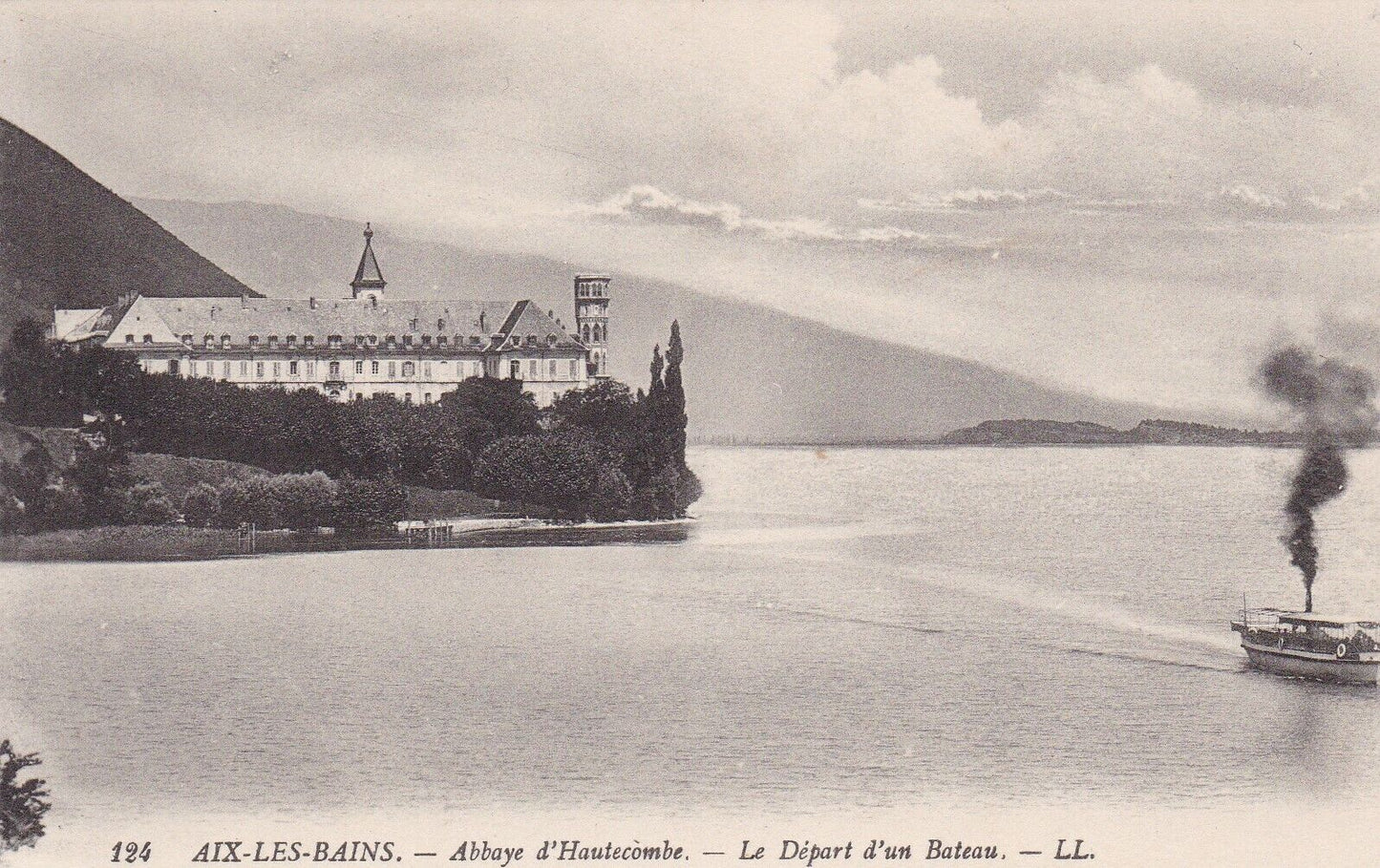 CARTE POSTALE ANCIENNE CPA AIX-LES-BAINS ABBAYE D'HAUTECOMBE