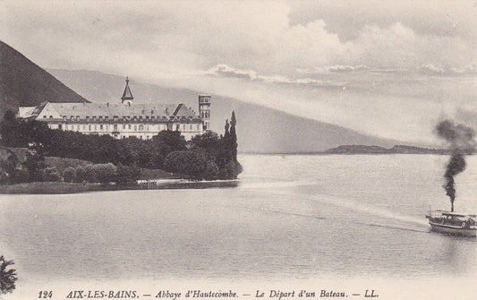 CARTE POSTALE ANCIENNE CPA AIX-LES-BAINS ABBAYE D'HAUTECOMBE