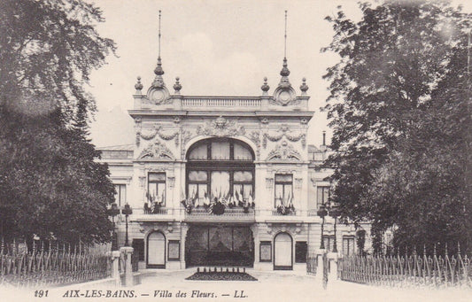 CARTE POSTALE ANCIENNE CPA AIX-LES-BAINS VILLA DES FLEURS