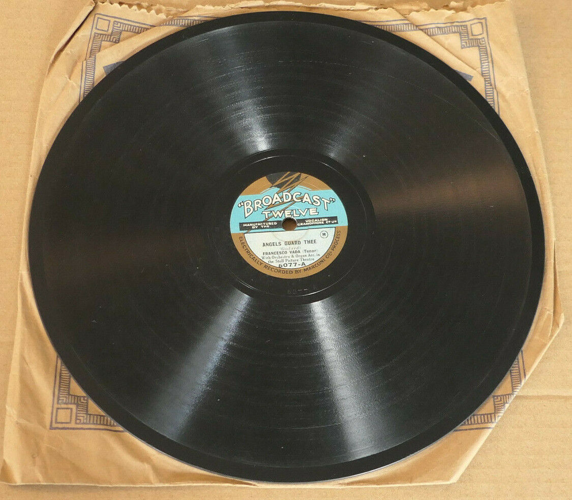 78T 78RPM FRANCESCO VADA / AY-AY-AY / BROADCAST TWELVE 5077 